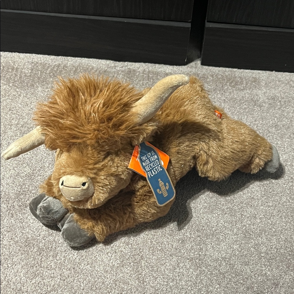 Brown Highland Cow Plush Toy